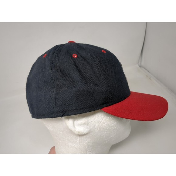 Vintage USA Cleveland Indians Hat Chief Wahoo New Era Pro Model 100% Wool 7 5/8 - Picture 5 of 9
